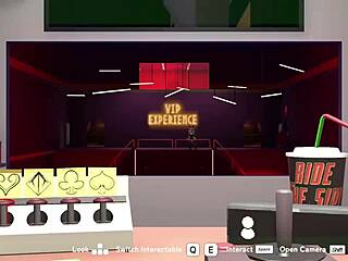 anime tits blowjob in 3d game