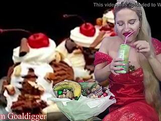 A story of food porn with financial domination elements