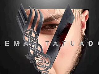 introduction to the hot scene with barbara paulistinha and german tattoo artist