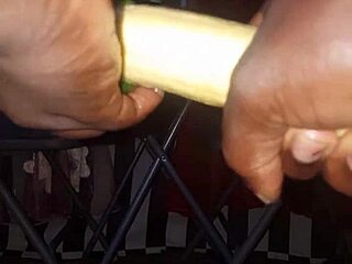 Mature woman masturbates pussy