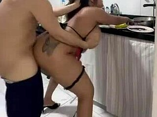Latina Maid Loves Getting Fucked in Lingerie