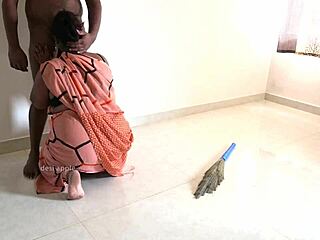 Prabha the Tamil maid pleases her owner while at work