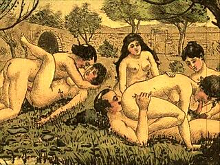 Vintage Erotic Drawings Collection