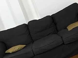 Cuckold Licks While Wife Lena Dark Takes BBC Deep in Both Holes for Interracial Creampie.  
