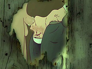 A nun imagines getting fucked front and back in a prayer booth, hentai parody 2025.