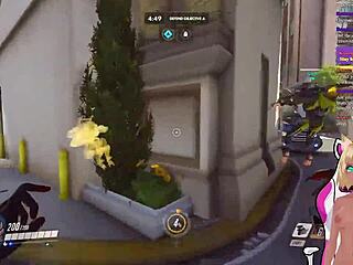 vtuber LEWDNEKO plays OVERWATCH, gets SPANKED by characters in part 2