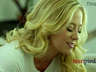 A blonde teen has a sexual desire for intelligent men