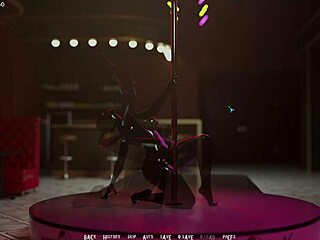 3D game with hot step-sis in sexual scenes and blowjobs