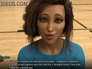 Adult visual novel with erotic content, featuring big tits MILF and 3D animation