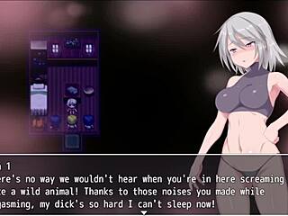 Outdoor anime porn with a beautiful woman named Grace in a labyrinth town