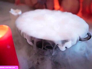Big cock orgy with hot witches and toy play