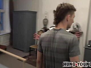Public humiliation for a spunky asshole in a gangbang