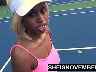 Why Does MsNovember Take Huge Facials on Her Ebony Face?