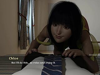 Stepmother's love in 3D cartoon with oral pleasure
