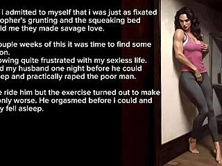 Housewife's secret desires: A steamy visual novel experience
