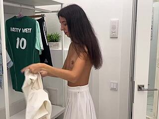 Cutie undergoes rough casting to become football player