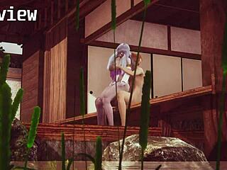 年轻18+辉夜在狂野火影忍者3D色情中