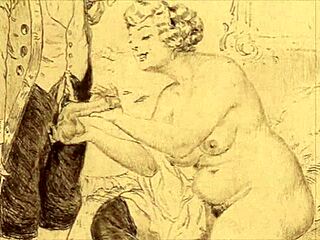 Vintage erotic drawings bring raw heat to life.