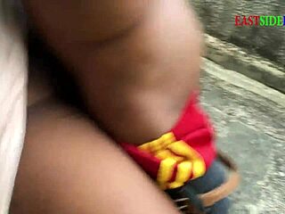 Sin sisterz get naughty with landlord's son outside
