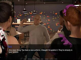 Animated game with big-boobed Kate 8