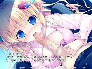 hime to otome love route scene with subtitles