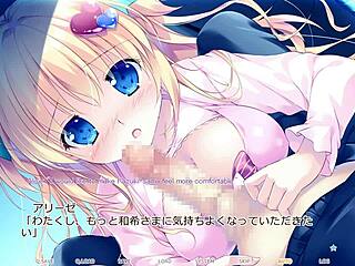 hime to otome love route scene with subtitles