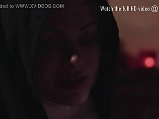 A nun comes across and assists a sexually aroused woman – Mona Wales, the Serene Siren