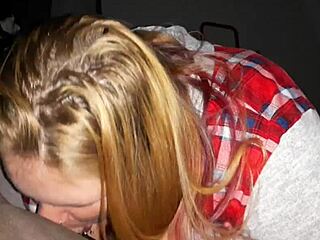 Close mouth, deep throat, sloppy top scenes in a porn video