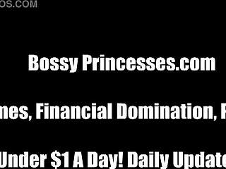 A BDSM Princess who enjoys watching her submissive give her all his money