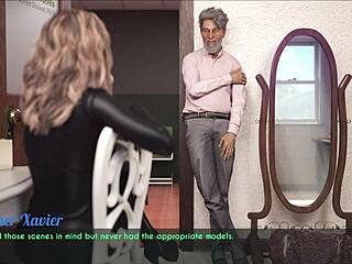 A wife and stepmother, mother in law in hentai cartoon anime 126.