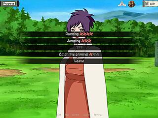3D animated Anko's self-pleasure in Naruto's trainer series