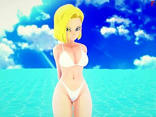 See through Master roshi gives a 3D blowjob