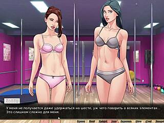 Our red string part 13 - a hentai game with horny characters