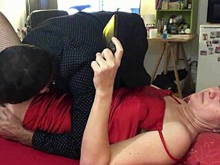 European amateur MILF gets her ass licked and spanked