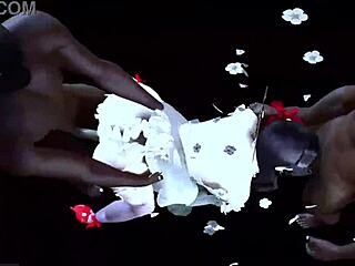 两个BBC操大奶妹 - 3D动画244