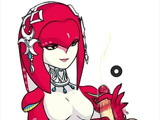 Mipha from Legend of Zelda in wild hentai compilation. Rule 34 brings steamy action!