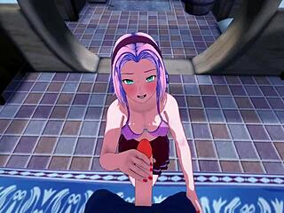 Sakura Gets POV Fucked Doggy After Swallowing Cum