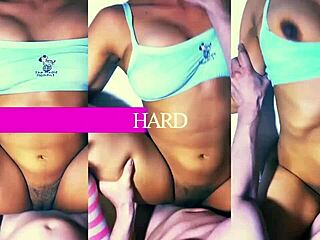 latina teen stepdaughter so tight, stepfather uses lube but she wants more.