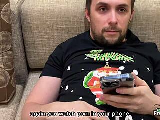 Stepmom’s sloppy deepthroat is my New Year’s cum gift