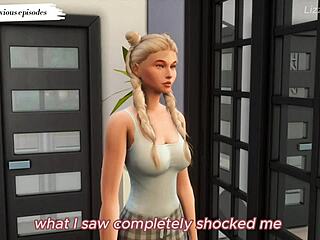 Horny Stepsister Get Fucked By Stepbrother And Stranger - Sims 4 - 3D Animation