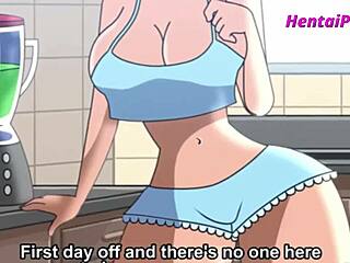 Stepson gets help from busty mommy in uncensored hentai cartoon