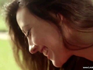 Tan Girlfriends Fuck Outdoors With Strapon And Cunilingus!