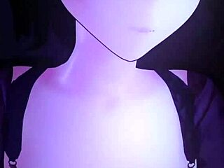 Femdom creampie in this hot animated porn video