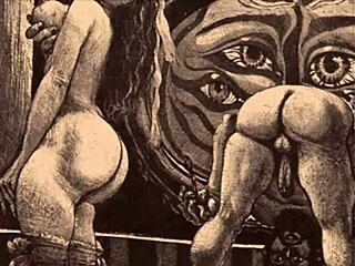 Vintage Erotic Drawings From Retro Comic Cartoon Anime Hentai Collection