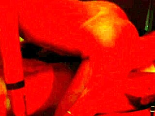 Red-haired beauty in lingerie gives a blow job and has sex with a big cock