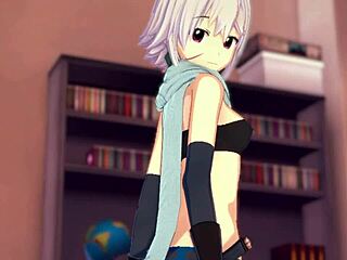 Chris petite wanted sex with small tits in konosuba hentai