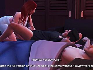 3D adult animation of forbidden love between a man and his mother’s girlfriend