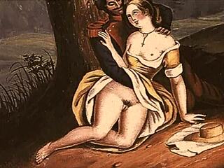 What secrets lie in vintage erotic illustrations?
