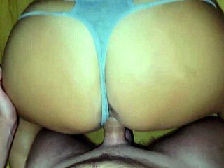 Dirty talking couple enjoys a big ass fetish in the bedroom