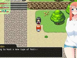 Sexy Red Bikini Flashing in Public Outdoors